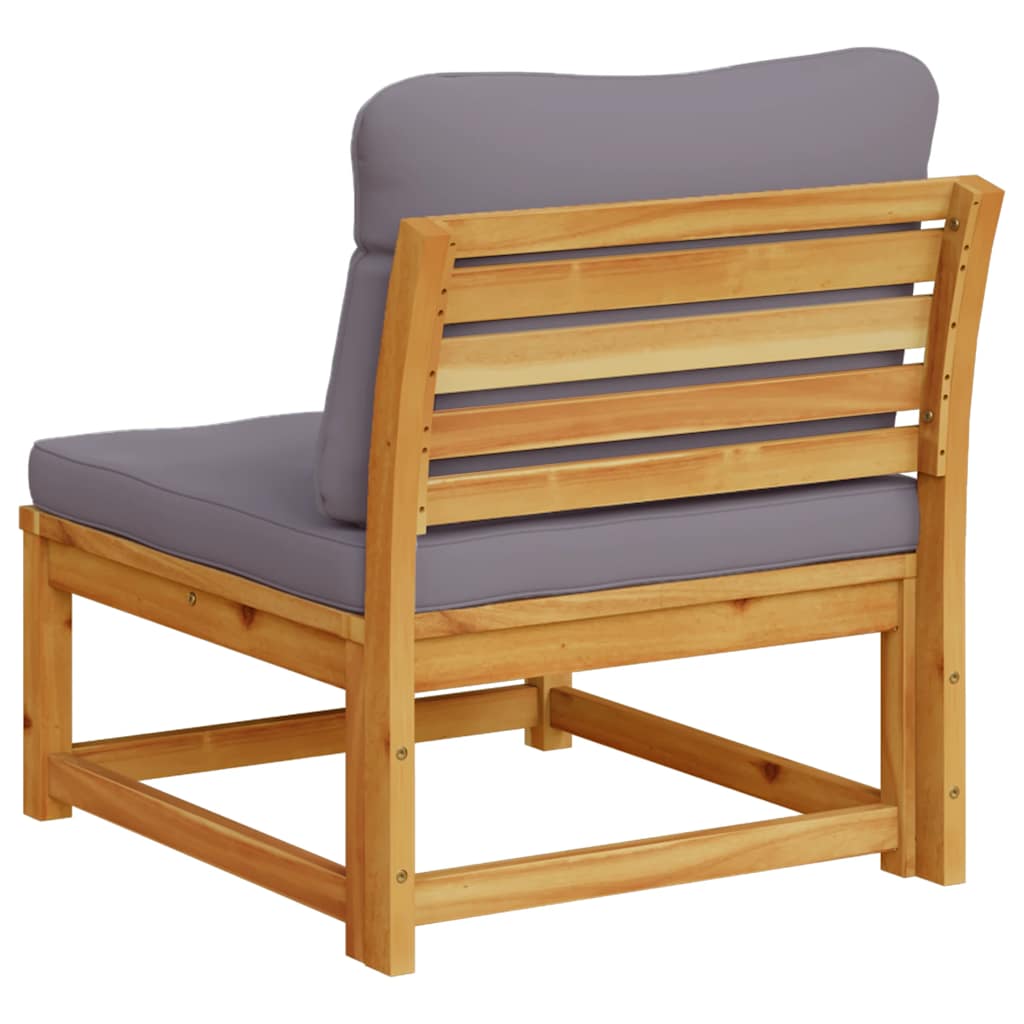 Gartensofa mit Kissen Massivholz Akazie