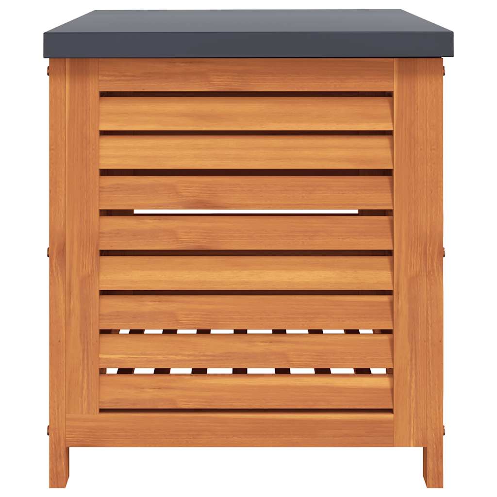 Gartenbox 60x50x55 cm Massivholz Eukalyptus