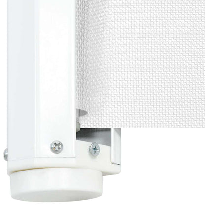 Haustier-Barriere Ausziehbar Weiß 102,5x125 cm