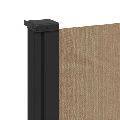 Seitenmarkise Ausziehbar Taupe 120x500 cm