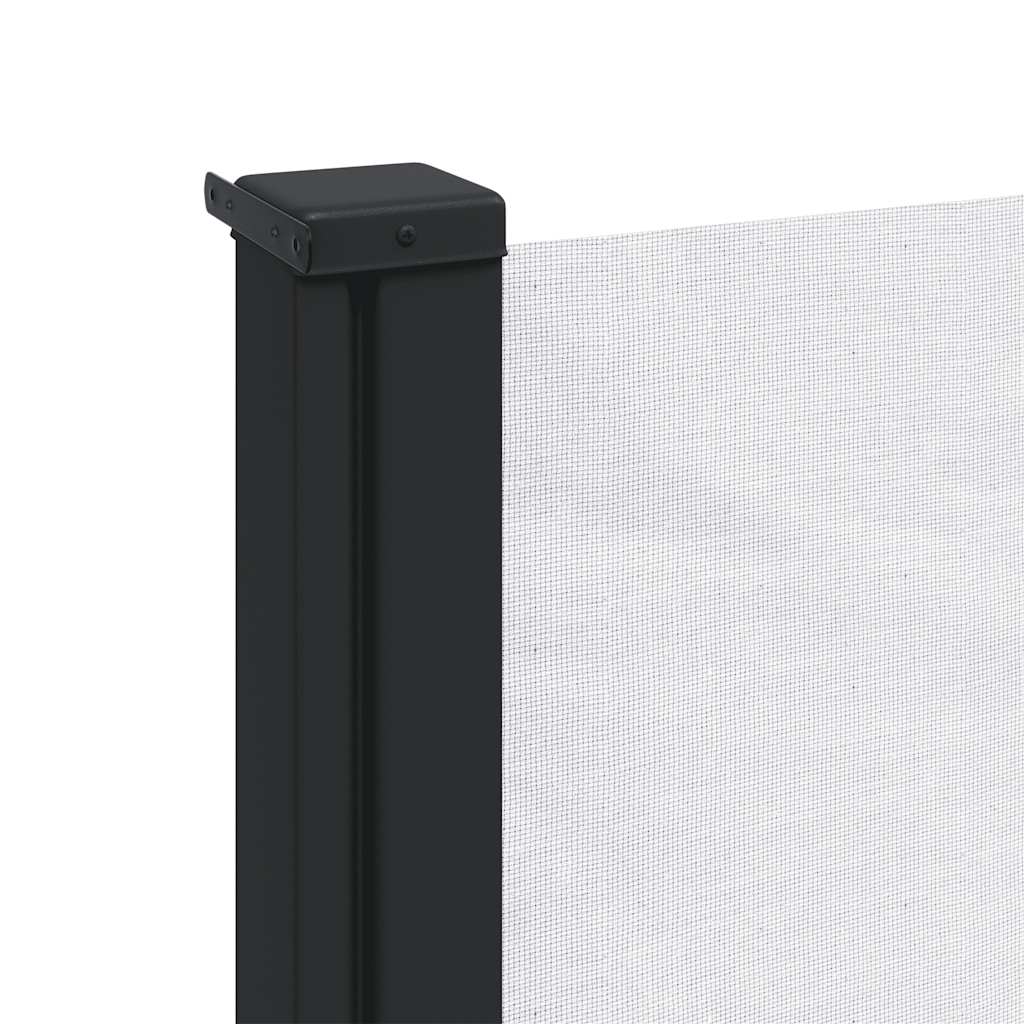 Seitenmarkise Ausziehbar Weiß 120x600 cm