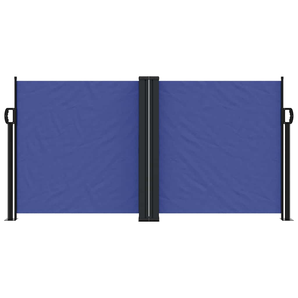 Seitenmarkise Ausziehbar Blau 120x600 cm