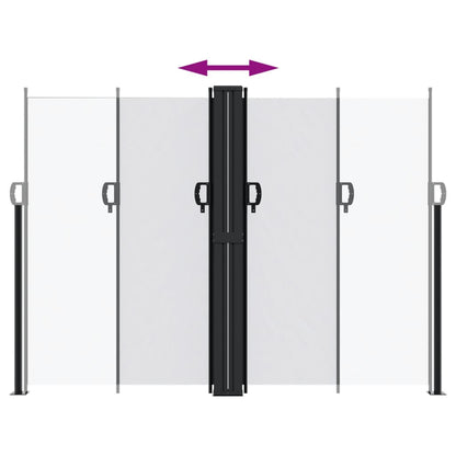 Seitenmarkise Ausziehbar Weiß 180x600 cm