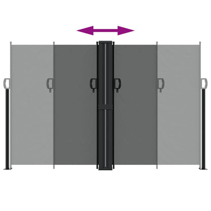 Seitenmarkise Ausziehbar Anthrazit 160x1000 cm