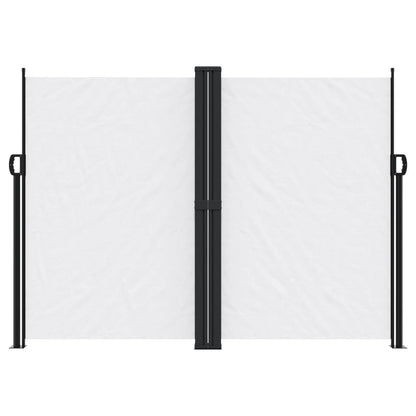 Seitenmarkise Ausziehbar Weiß 180x1000 cm