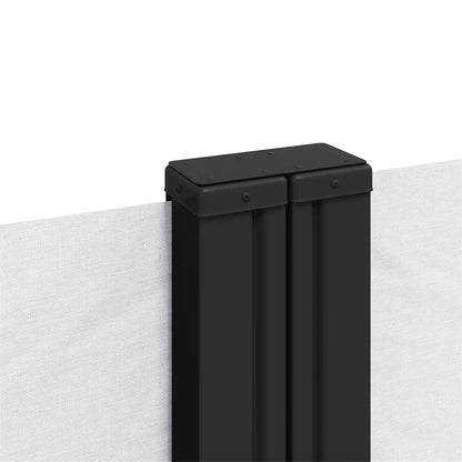 Seitenmarkise Ausziehbar Weiß 120x1200 cm