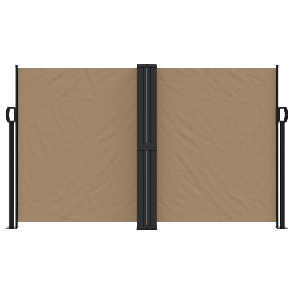 Seitenmarkise Ausziehbar Taupe 140x1200 cm