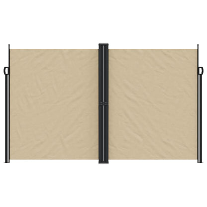 Seitenmarkise Ausziehbar Beige 200x1200 cm