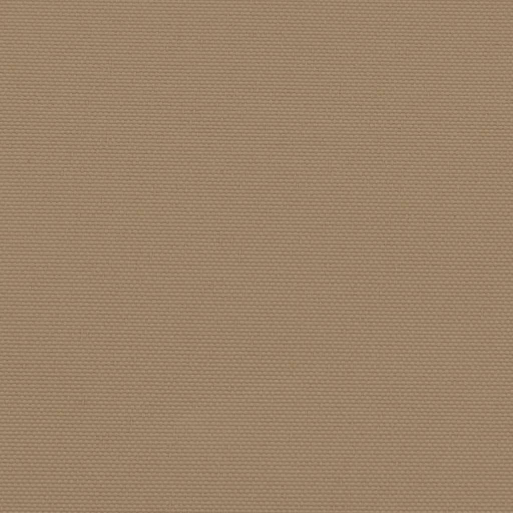Seitenmarkise Ausziehbar Taupe 200x1200 cm