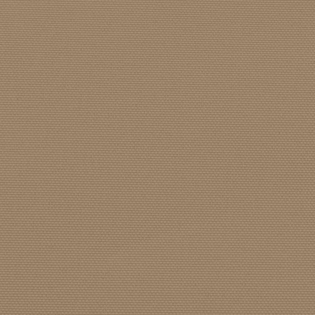 Seitenmarkise Ausziehbar Taupe 220x1200 cm