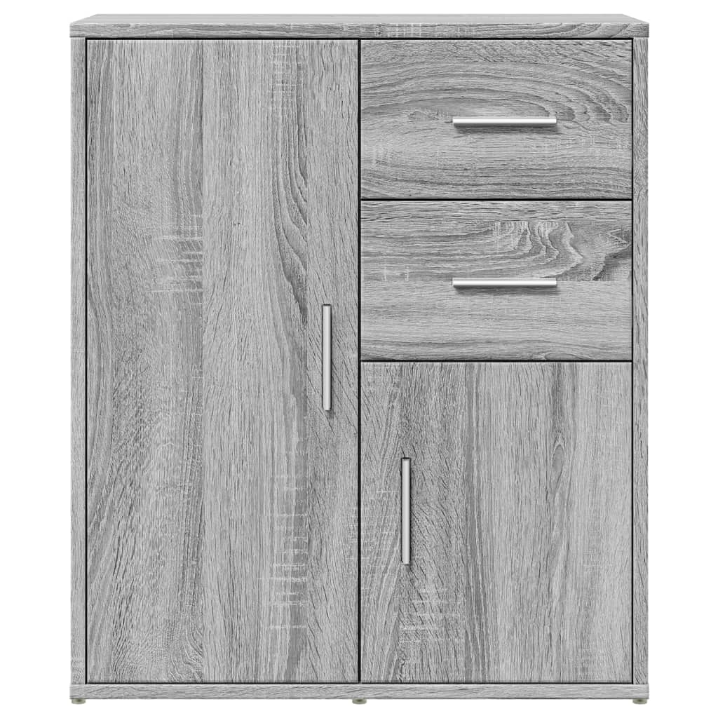 Sideboard Grau Sonoma-Eiche 60x31x70 cm Holzwerkstoff