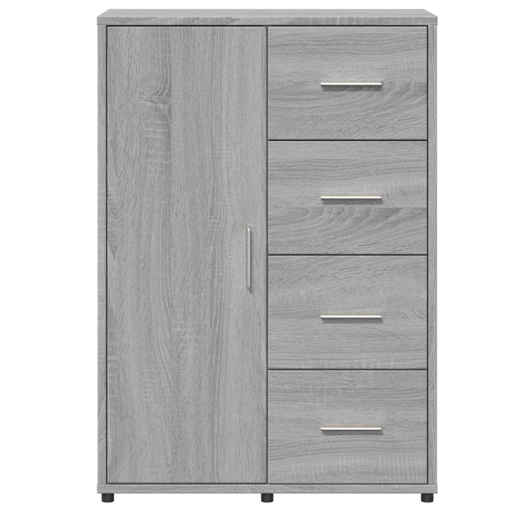 Sideboard Grau Sonoma 60x31x84 cm Holzwerkstoff