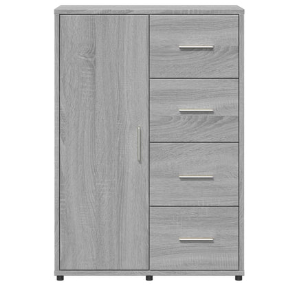 Sideboard Grau Sonoma 60x31x84 cm Holzwerkstoff