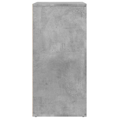 Sideboard Betongrau 79x38x80 cm Holzwerkstoff