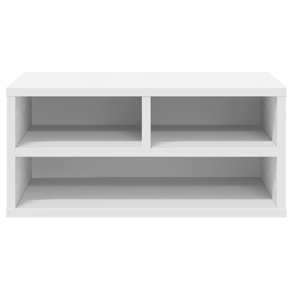 Druckerständer Weiß 49x40x22,5 cm Holzwerkstoff