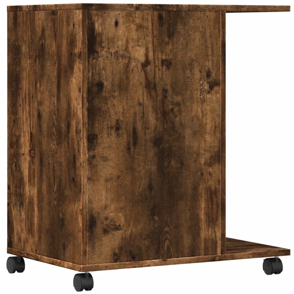 Druckerständer mit Rollen Räuchereiche 60x40x68,5 cm