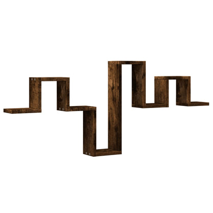 Wandregal Räuchereiche 104,5x10x43 cm Holzwerkstoff
