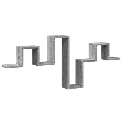 Wandregal Grau Sonoma 104,5x10x43 cm Holzwerkstoff
