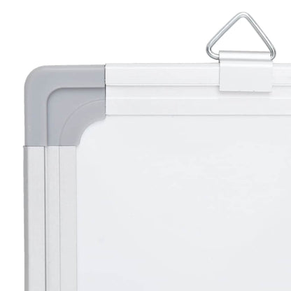 Magnetisches Whiteboard Klappbar 100x80x1,7 cm Aluminium