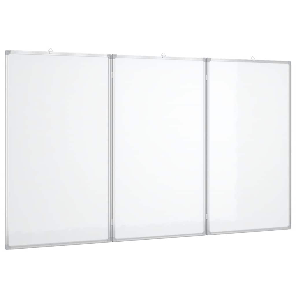 Magnetisches Whiteboard Klappbar 120x100x1,7 cm Aluminium