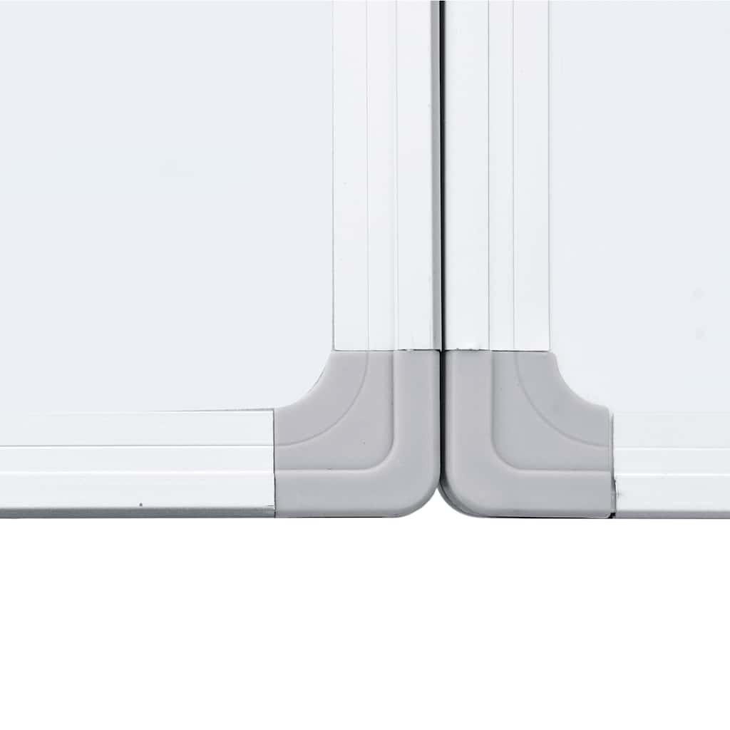 Magnetisches Whiteboard Klappbar 120x100x1,7 cm Aluminium