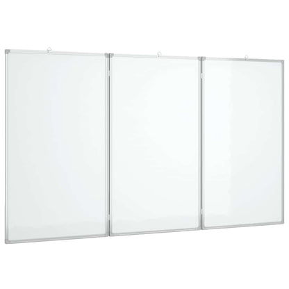 Magnetisches Whiteboard Klappbar 180x80x1,7 cm Aluminium