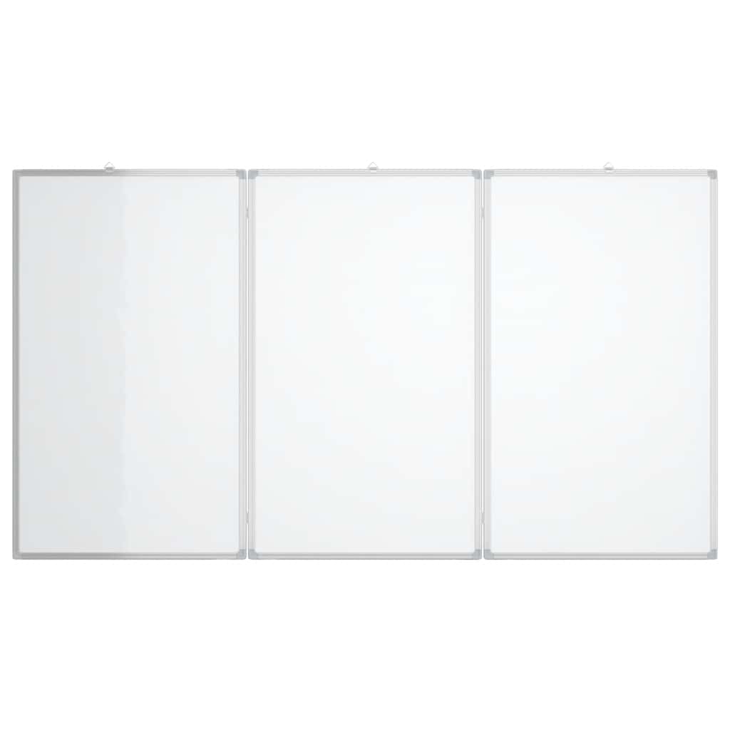 Magnetisches Whiteboard Klappbar 180x80x1,7 cm Aluminium