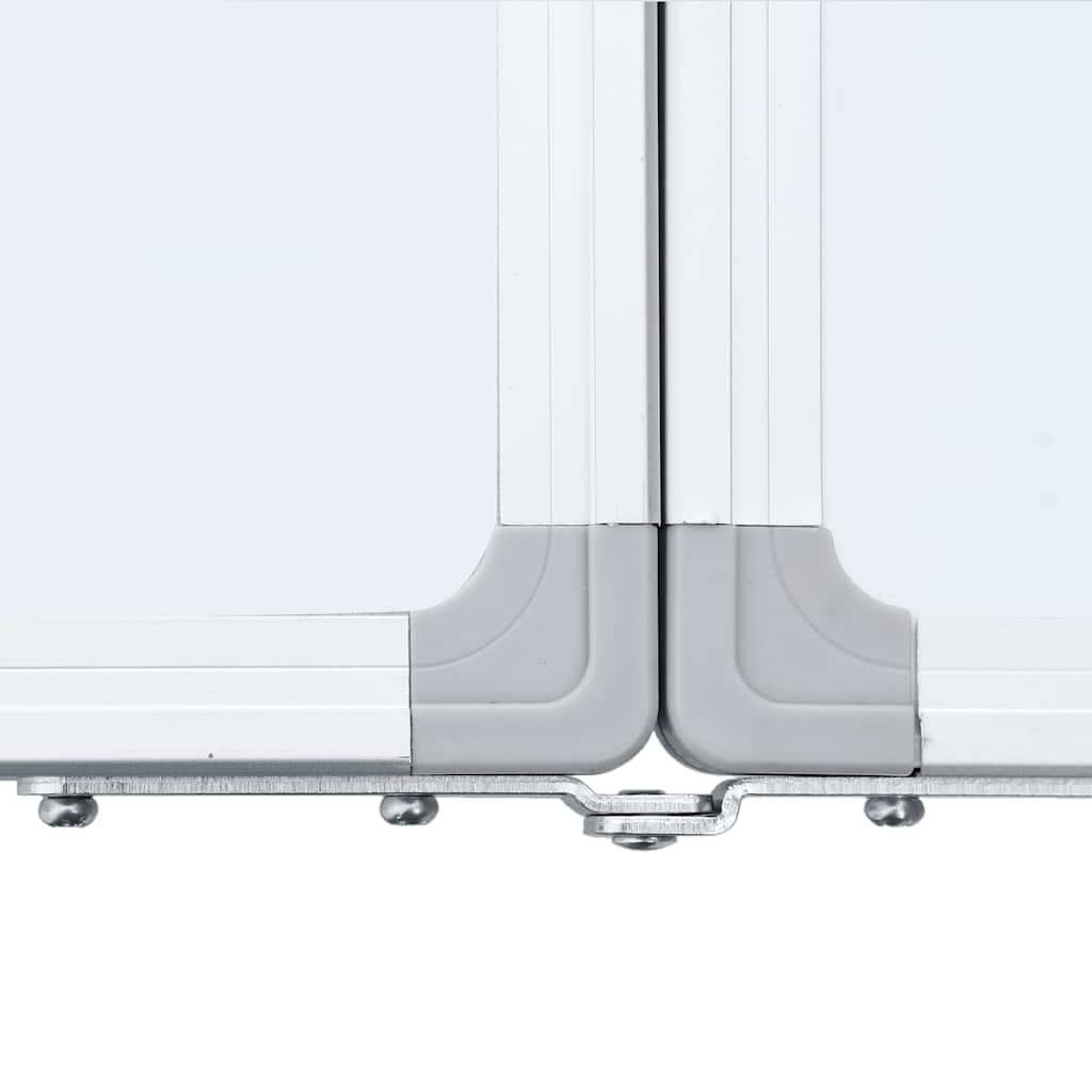 Magnetisches Whiteboard Klappbar 160x50x1,7 cm Aluminium