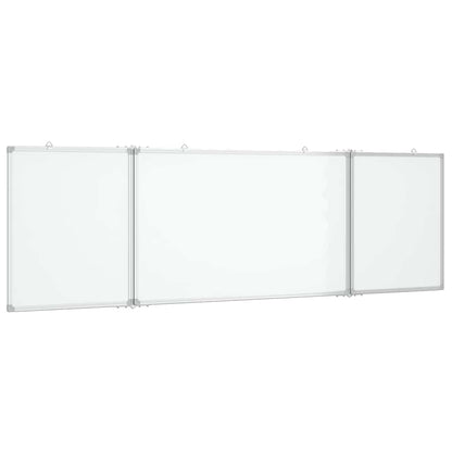 Magnetisches Whiteboard Klappbar 160x60x1,7 cm Aluminium