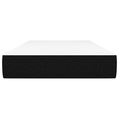 Taschenfederkernmatratze Mittel Schwarz 120x190x20 cm Stoff