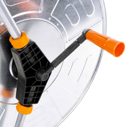 Schlauchwagen für 110 m 1/2" oder 80 m 3/4" Schlauch Stahl