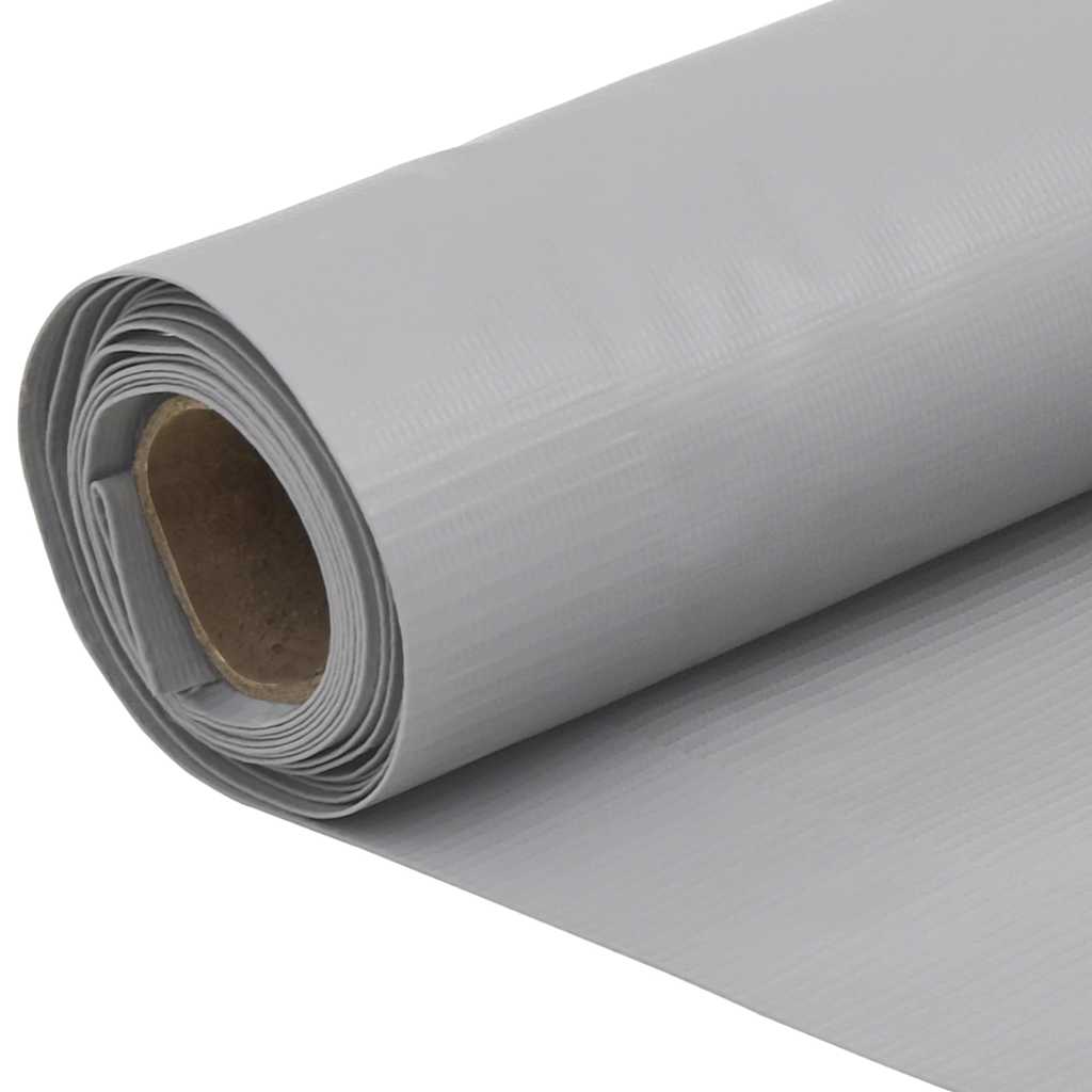 Balkon-Sichtschutz Grau 400x75 cm PVC