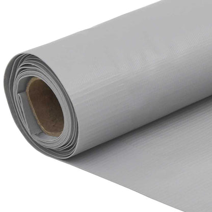 Balkon-Sichtschutz Grau 400x90 cm PVC