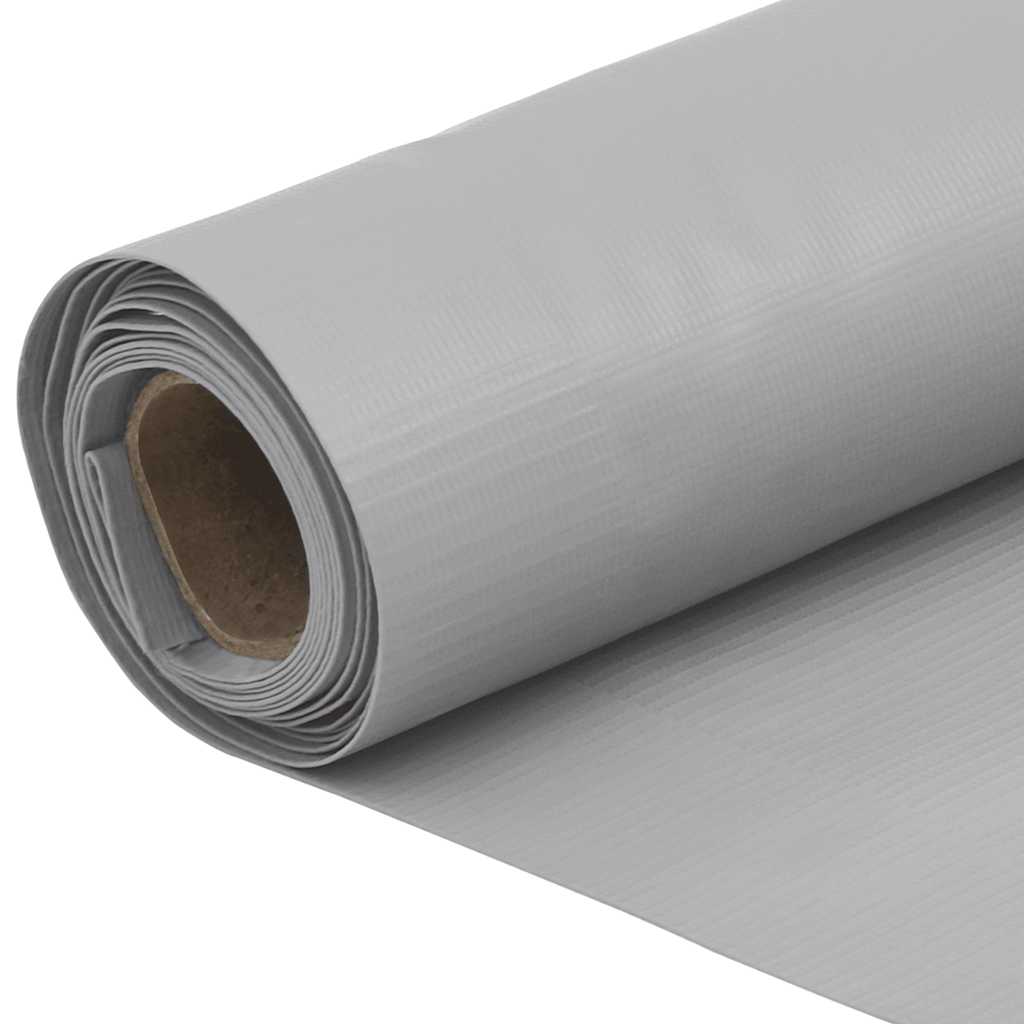 Balkon-Sichtschutz Grau 700x120 cm PVC