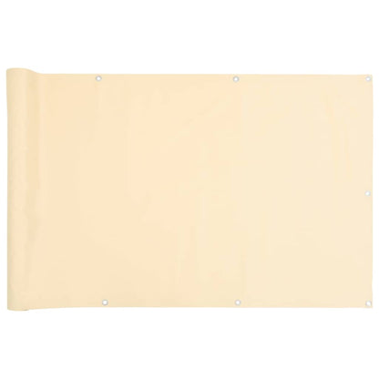 Balkon-Sichtschutz Creme 300x120 cm PVC