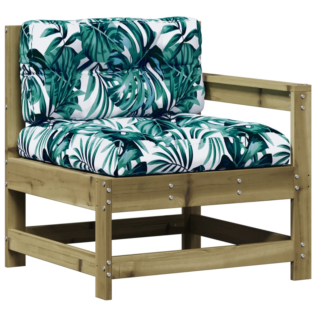 6-tlg. Garten-Lounge-Set mit Kissen Imprägniertes Kiefernholz