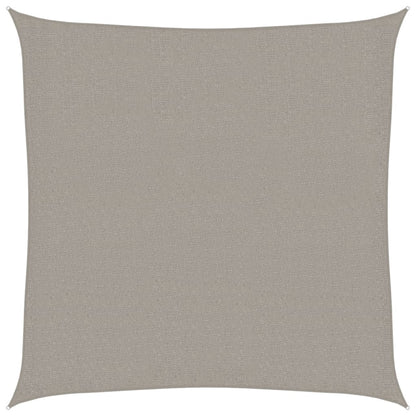 Sonnensegel 160 g/m² Quadratisch Hellgrau 2,5x2,5 m HDPE