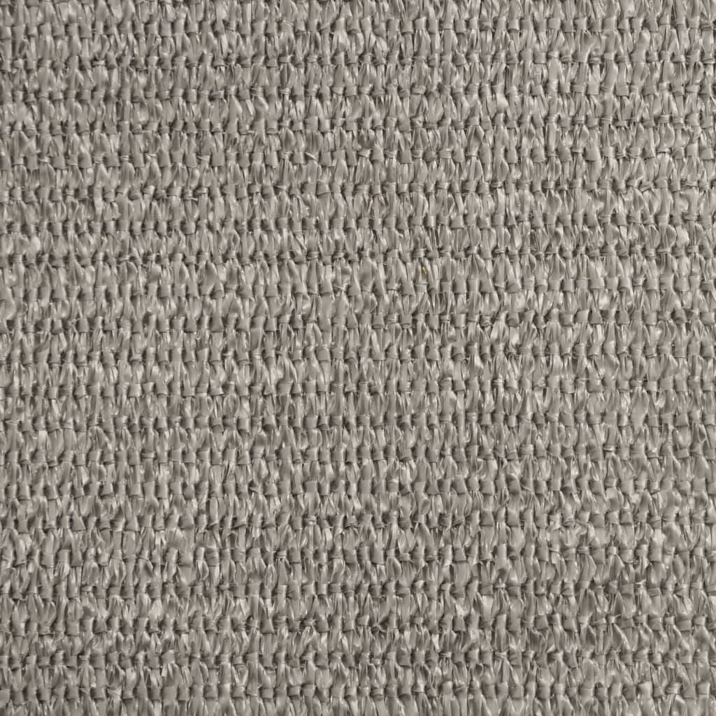 Sonnensegel 160 g/m² Dreieckig Hellgrau 4x5x5 m HDPE