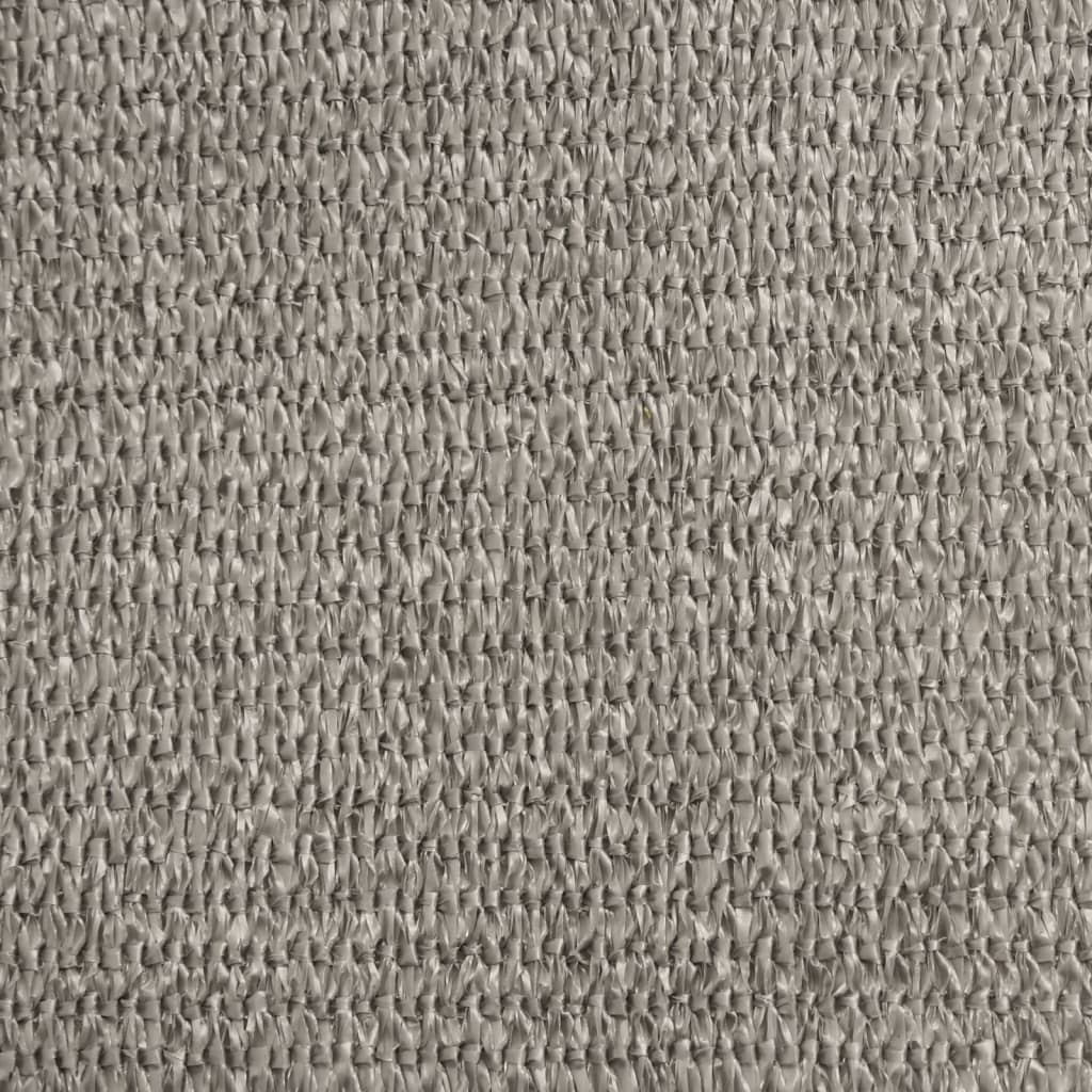 Sonnensegel 160 g/m² Dreieckig Hellgrau 5x5x5 m HDPE