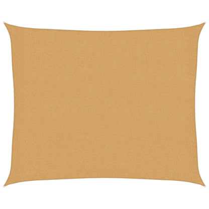 Sonnensegel 160 g/m² Rechteckig Sandfarbe 2,5x3 m HDPE