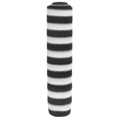 Zaunblende Anthrazit und Weiß 1,2x25 m HDPE 150 g/m²