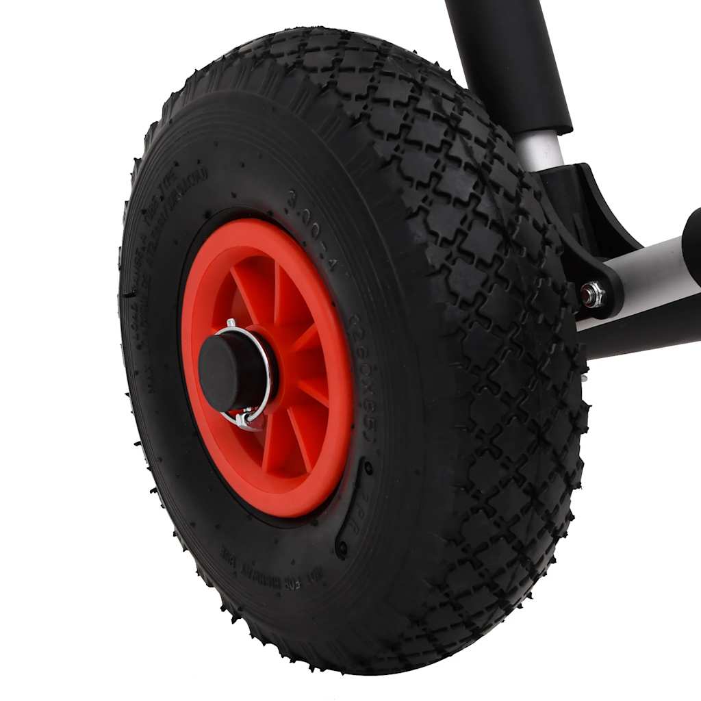 SUP Trolley für 2 Surfbretter Klappbar 90 kg Aluminium