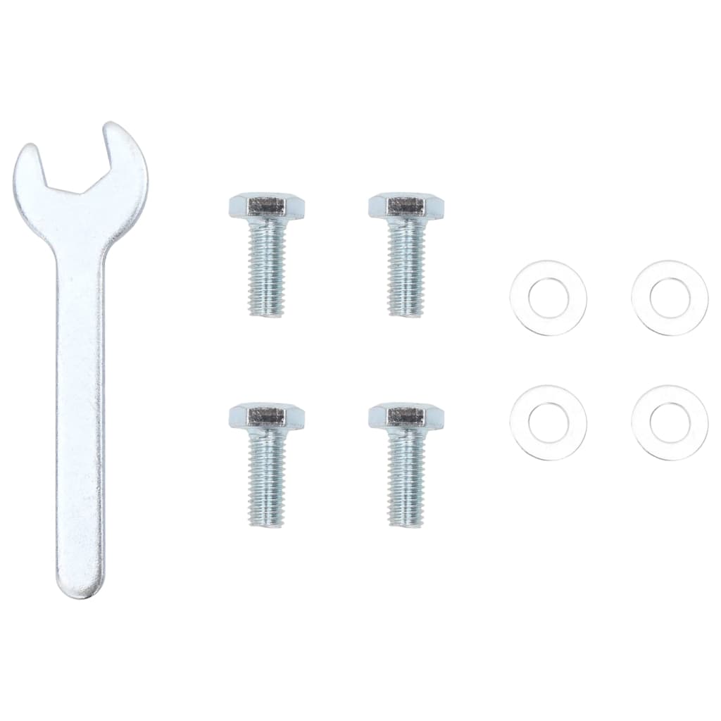 Sonnenschirmständer für Ø38/48 mm Mast Silbern Stahl