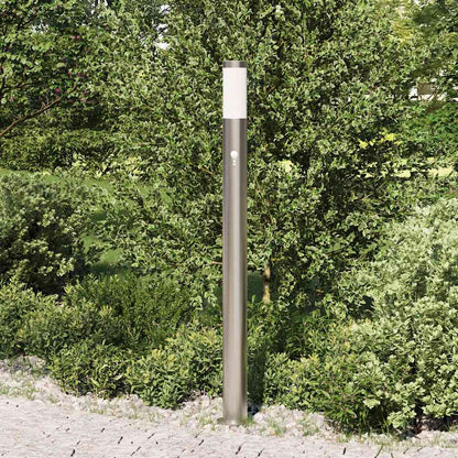 Pollerleuchte mit Sensor 110 cm Edelstahl IP44