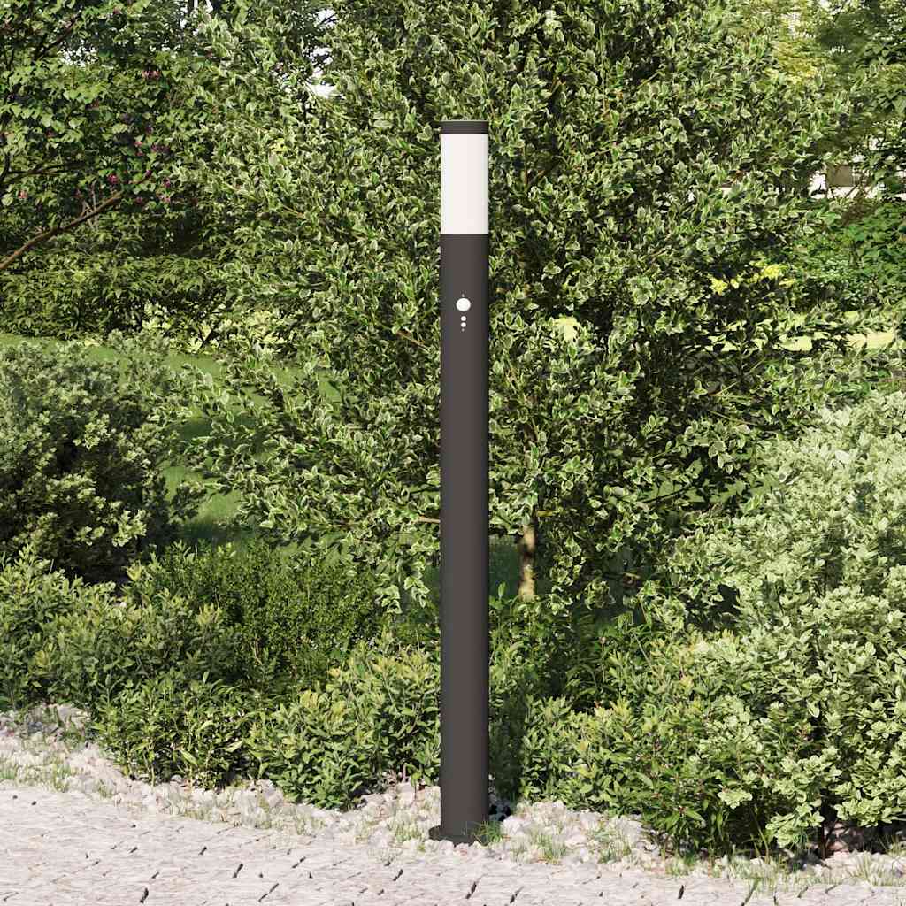 Pollerleuchte mit Sensor 110 cm Edelstahl IP44