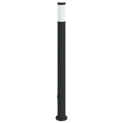 Pollerleuchte mit Auslass 110 cm Edelstahl IP44