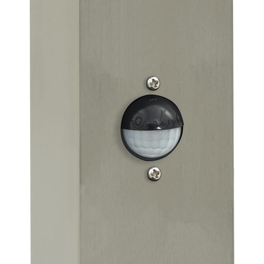 Pollerleuchten mit Sensor 3 Stk. 50 cm Edelstahl IP44