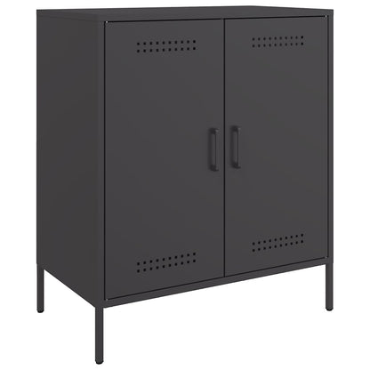 Sideboard Schwarz 68x39x79 cm Stahl