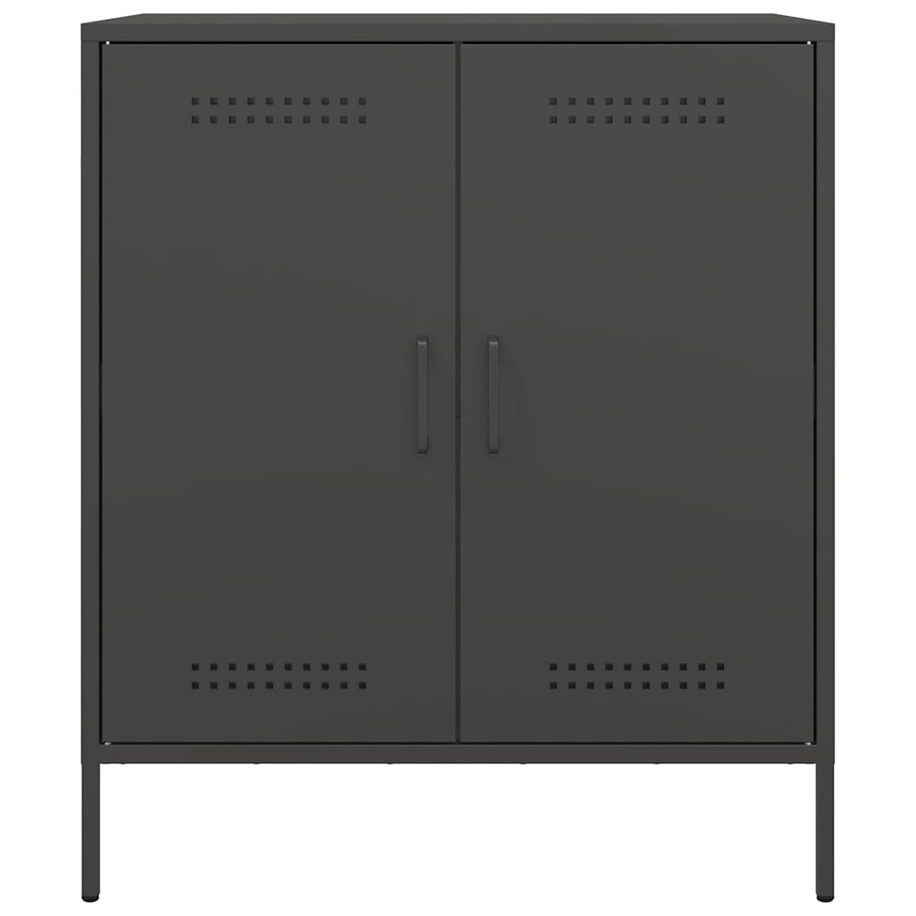 Sideboard Schwarz 68x39x79 cm Stahl