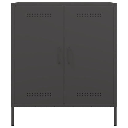 Sideboard Schwarz 68x39x79 cm Stahl